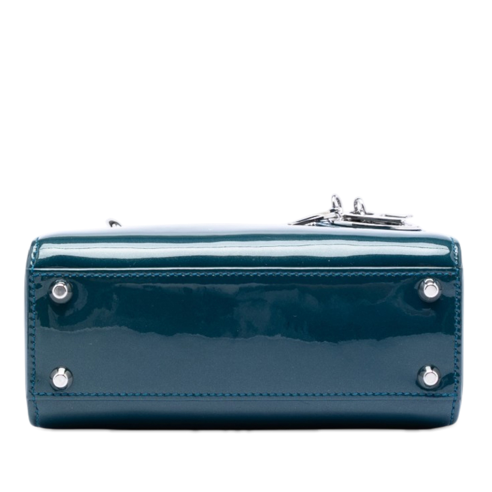 Pre-Loved Dior Mini Patent Lady Dior - Picture 3 of 7